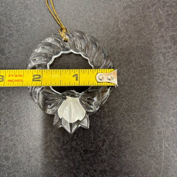 Princess House Lead Crystal Wreath, Christmas Tree & Candle Stick Set Of 3 #729 - Picture 7 of 11